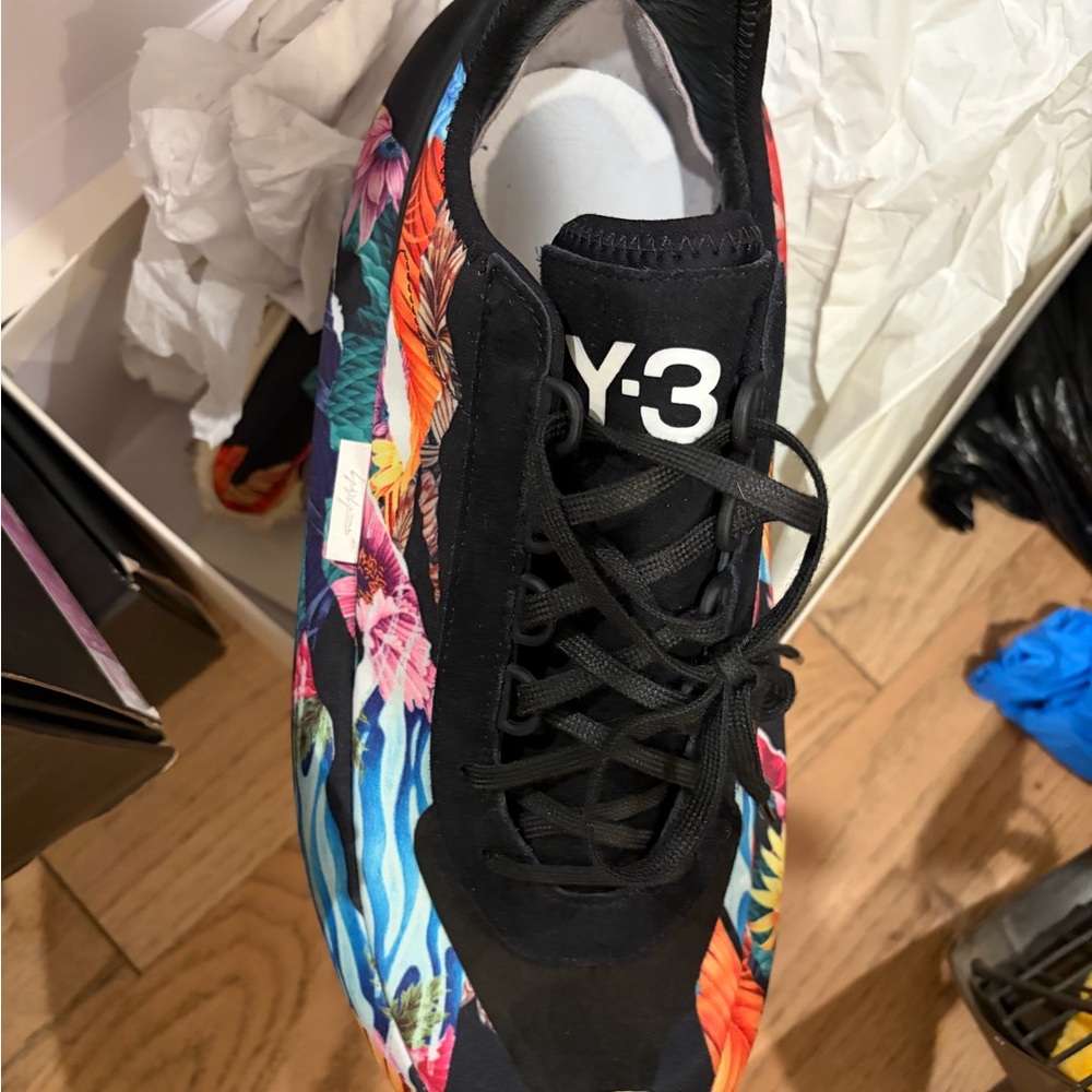 Y-3 men’s Makura Sneakers - Black and Multicolor